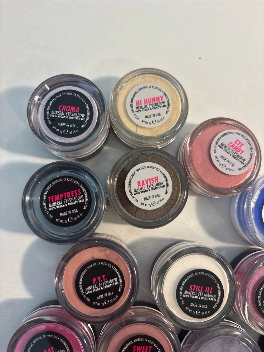 Concrete Minerals Eyeshadows Bundle.